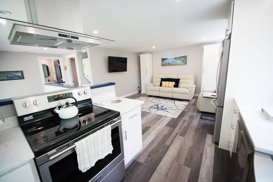 Open concept living space/kitchen 
