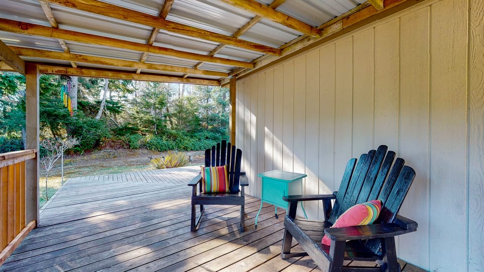 Bay view deck
