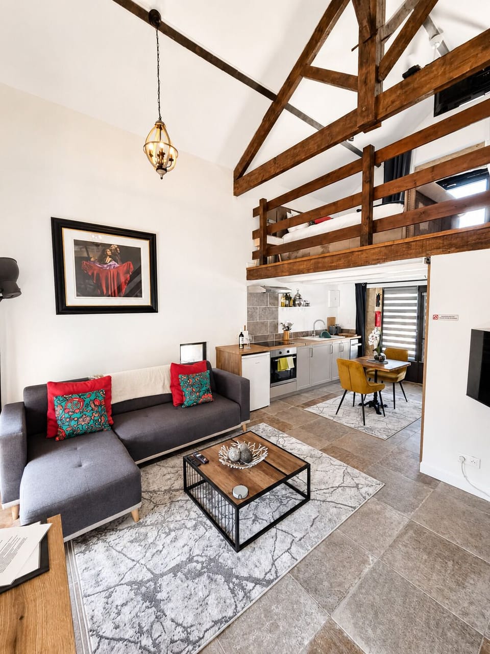 Kitchen and Sitting room