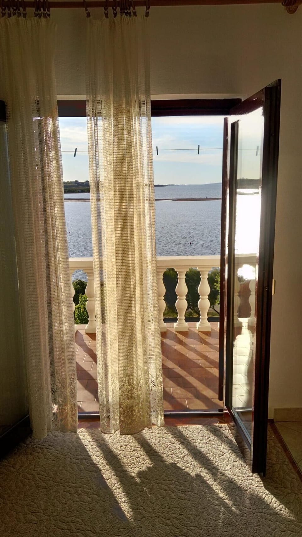 Balcony entrance