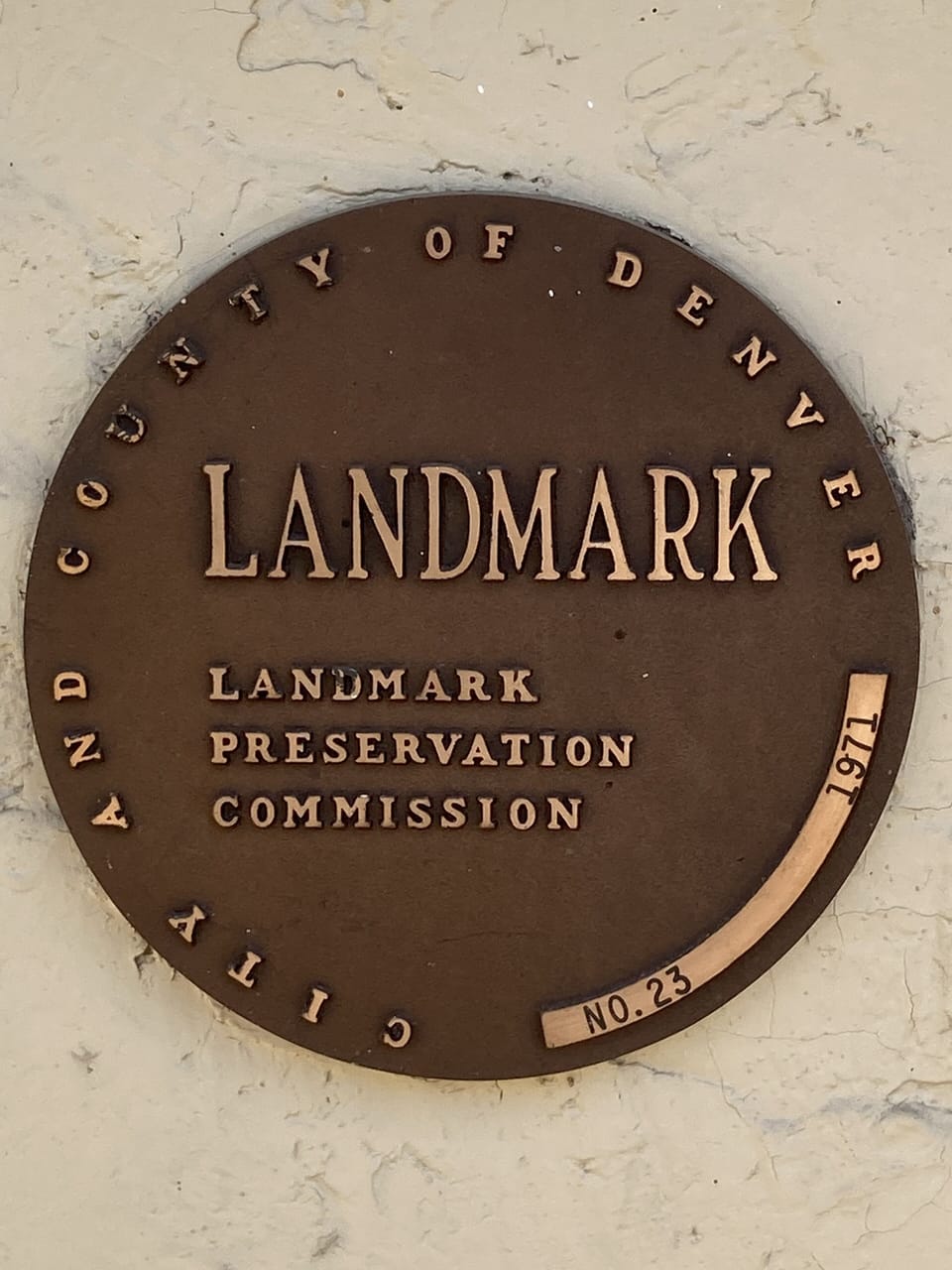 Historic landmark #23 on the registry 
