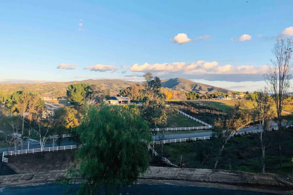 Mountain view from Wine Country Hilltop Home