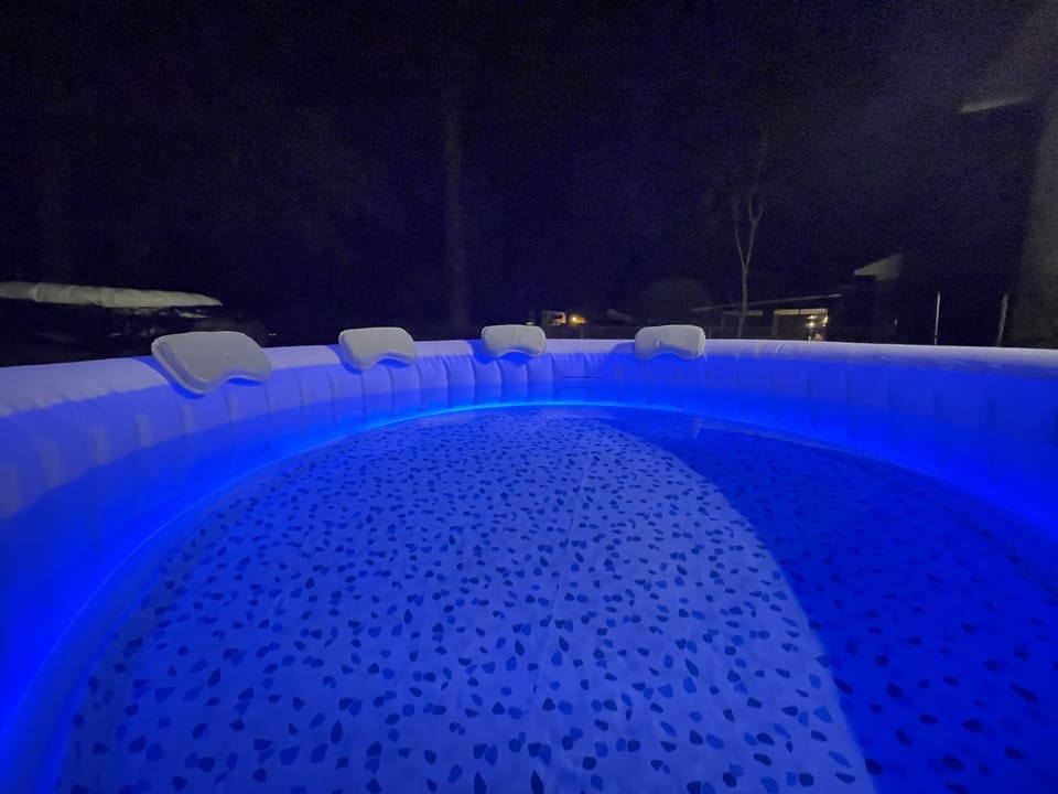 Digital Detox and Relax in the LED Hot Tub