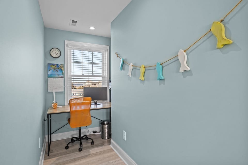 Office Space in Primary Bedroom