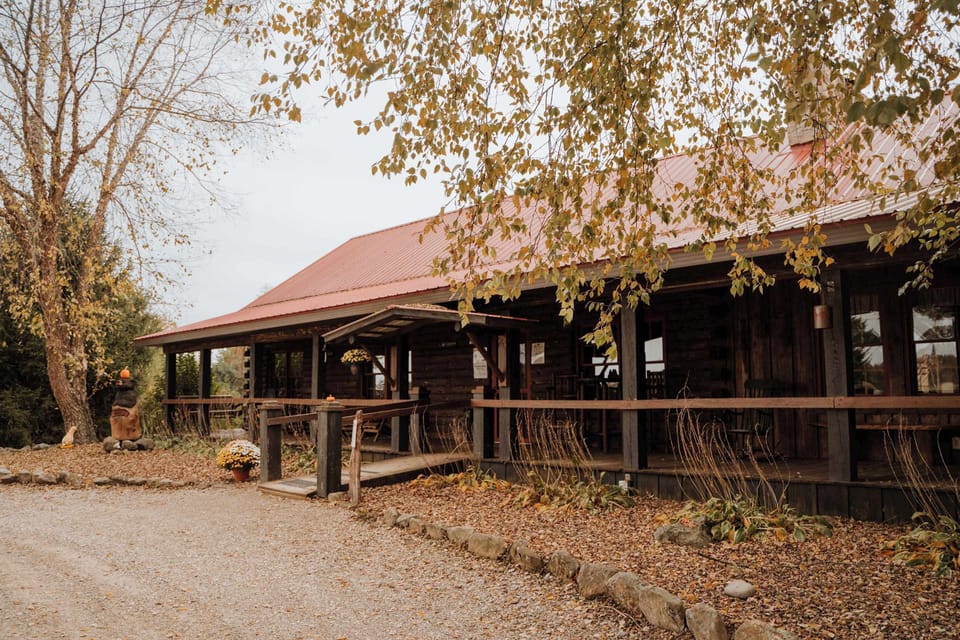 100 foot porch with that tin roof sound :)