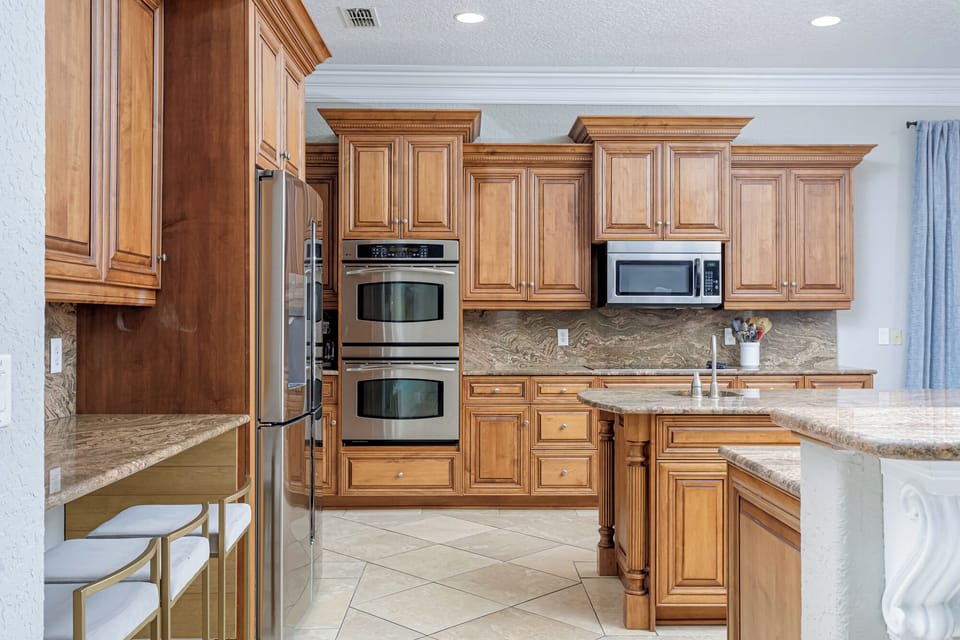 Kitchen with lots of storage