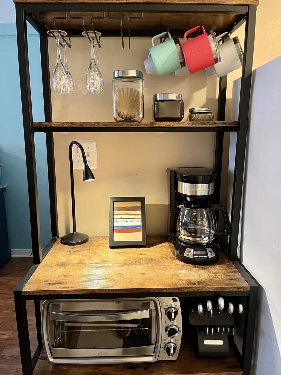 We provide the coffee! One less item to pack. 