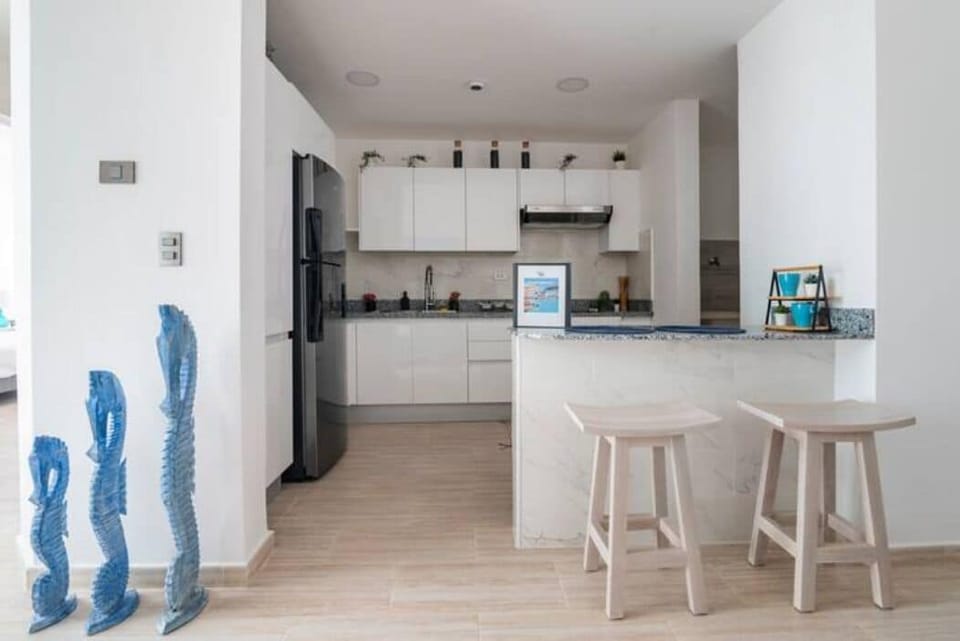 Kitchen View with Binder