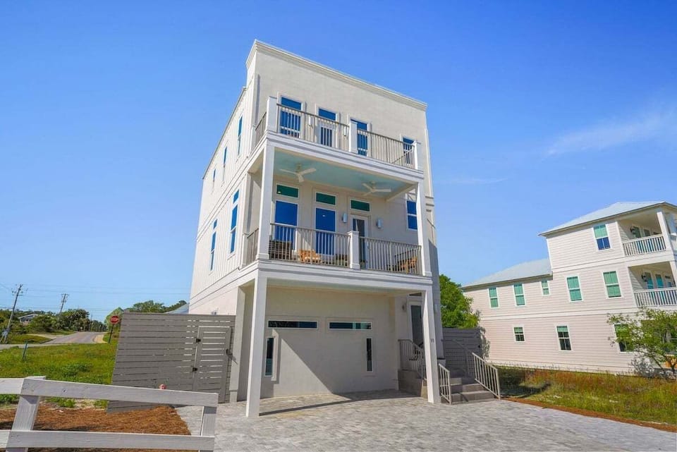 Exterior of the house, studios have there own private entrances