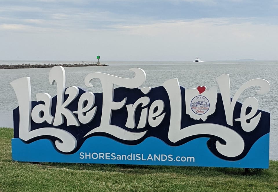 Lake Erie Love sign
