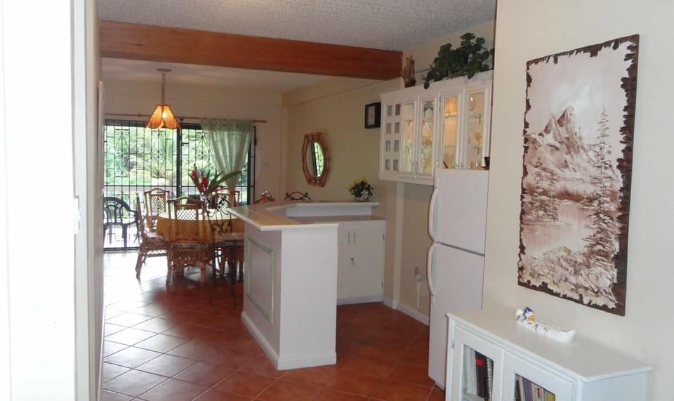 Bar area, leading into the dining room - plenty of entertaining space.