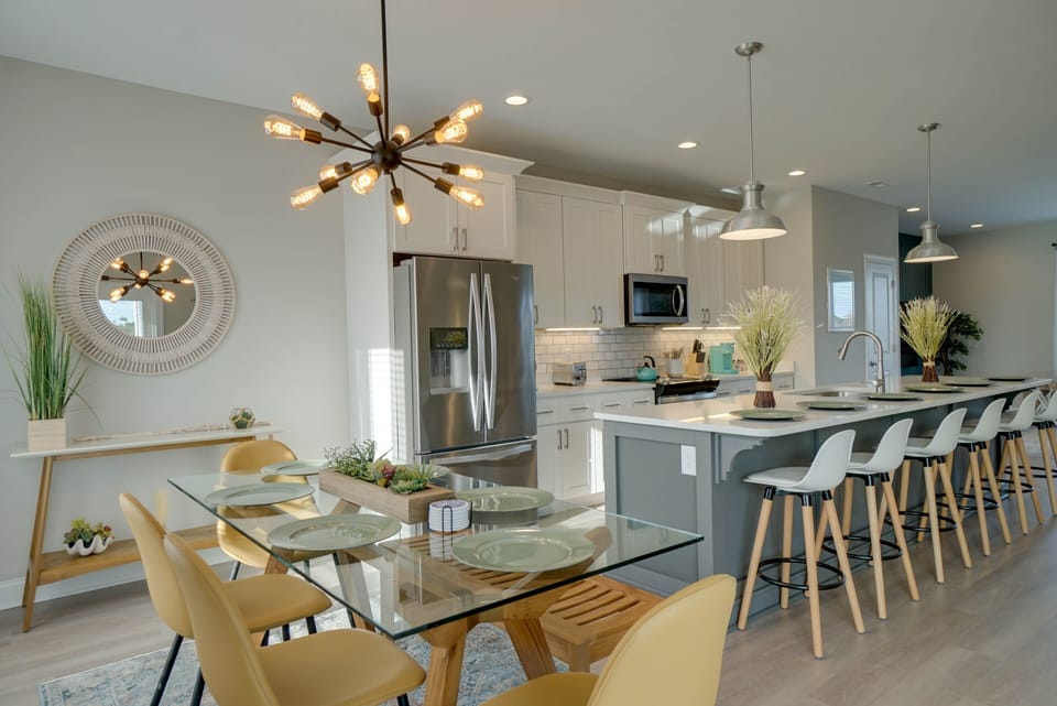 A beautiful dining area