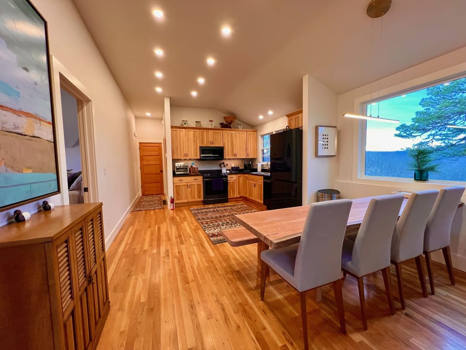 Full View Dining Area and Kitchen
