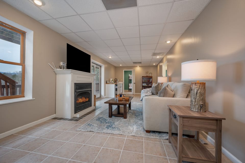 Lower level secondary living room