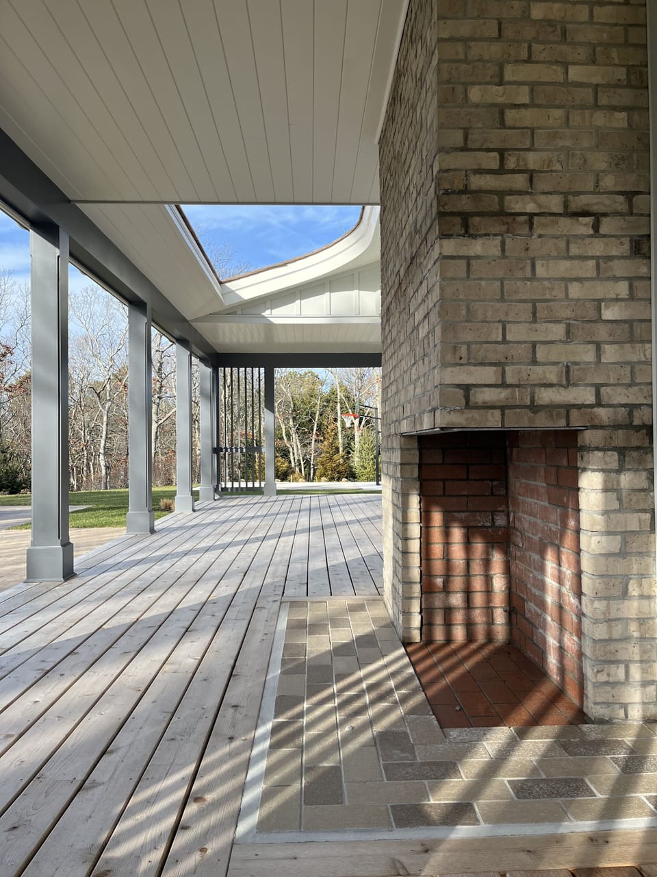 back porch/backyard