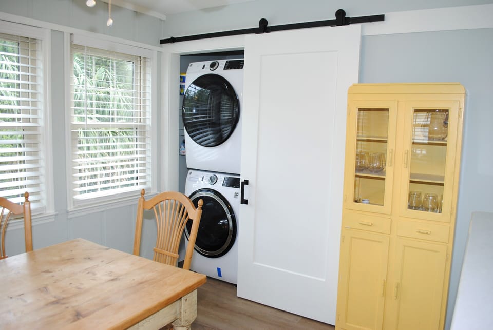 Dining Area and Laundry Nook