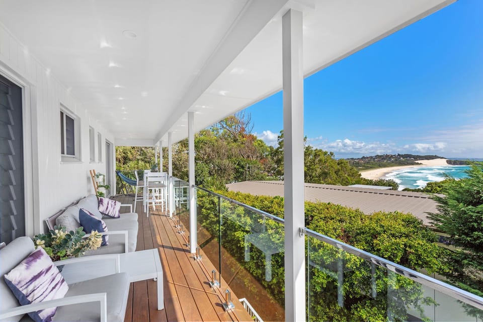 Upstairs deck