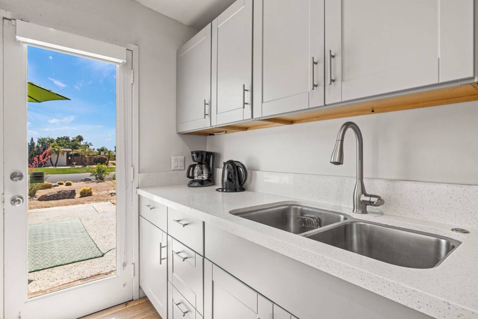 Kitchen has Access to Front Patio