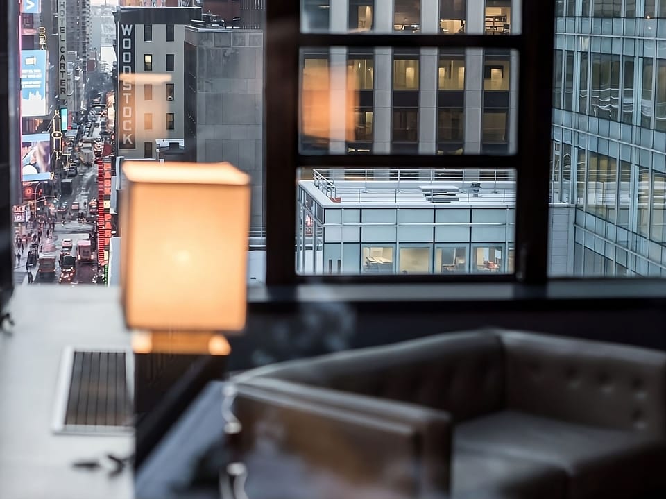 Soak up vibrant city energy right outside your window.