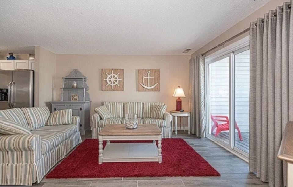 Comfy couches including one that is a queen sleeper sofa.