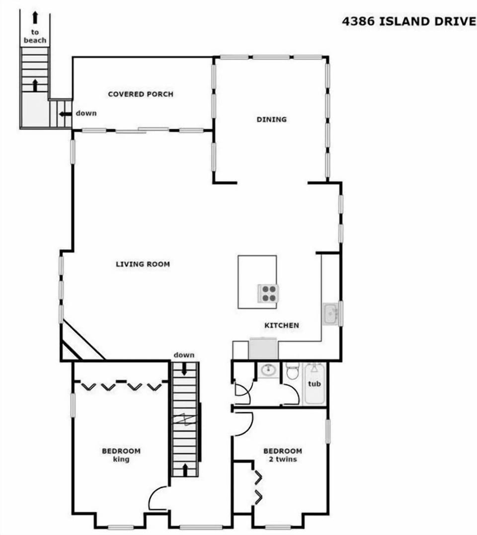 Que Sea-Ra Sea-Ra 1st Floor Plan