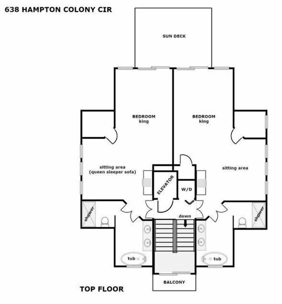 Lime Time Floor Plan - Top Floor