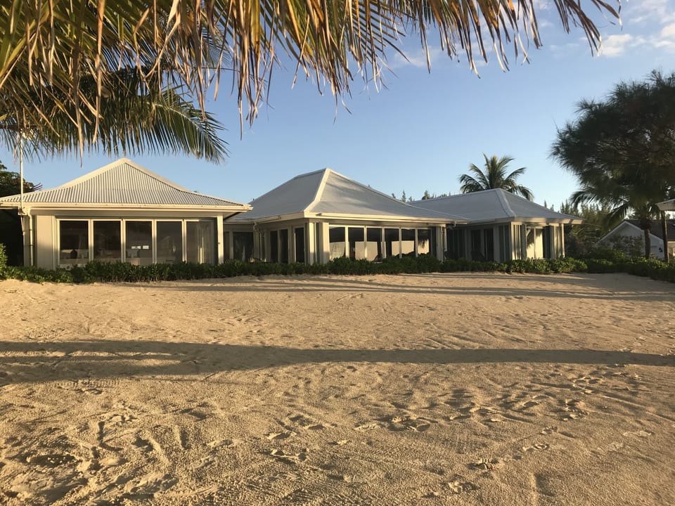 Private beach