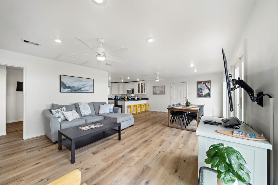 Open Living & Dining Space - Second Floor