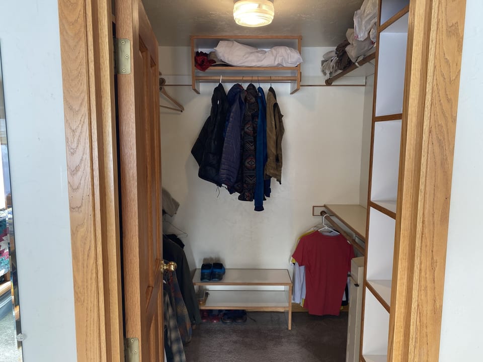 Walk in closet-Master Bedroom