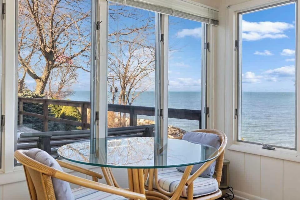 An absolutely divine spot for morning coffee!
