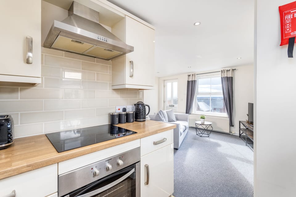 Kitchen view to lounge