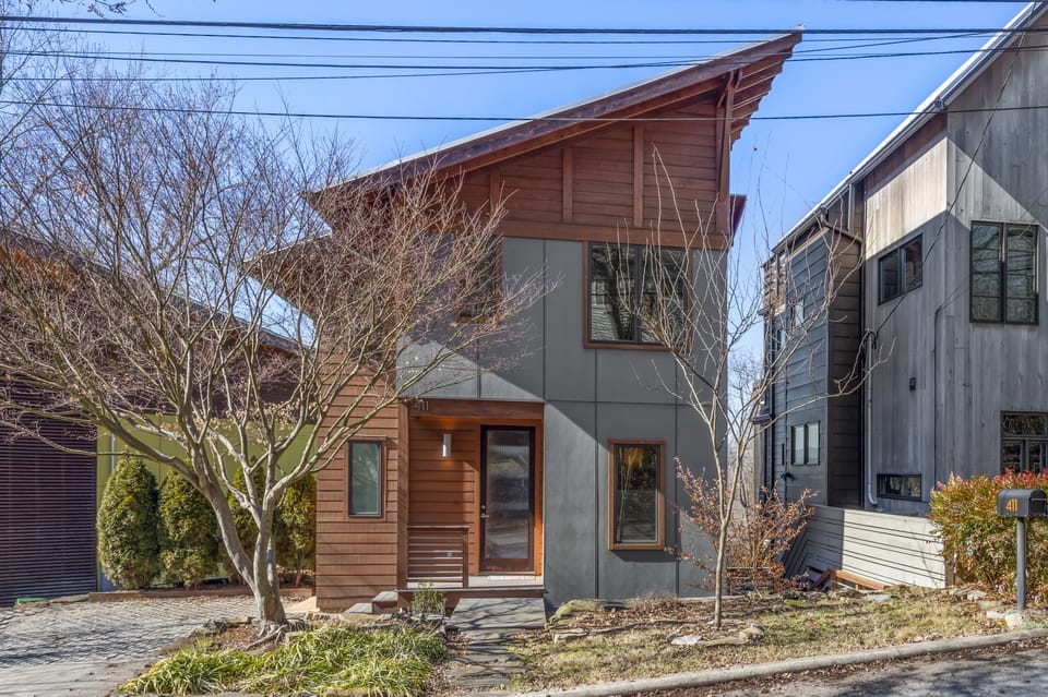 Two off street parking spaces to the left!