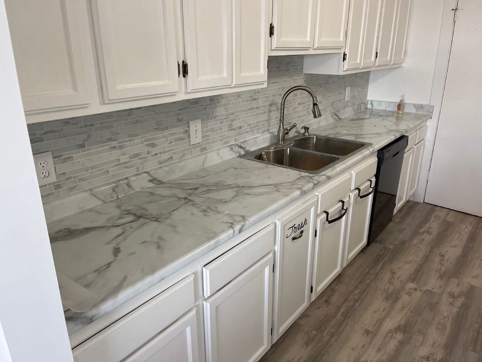 NEW TILE BACKSPLASH