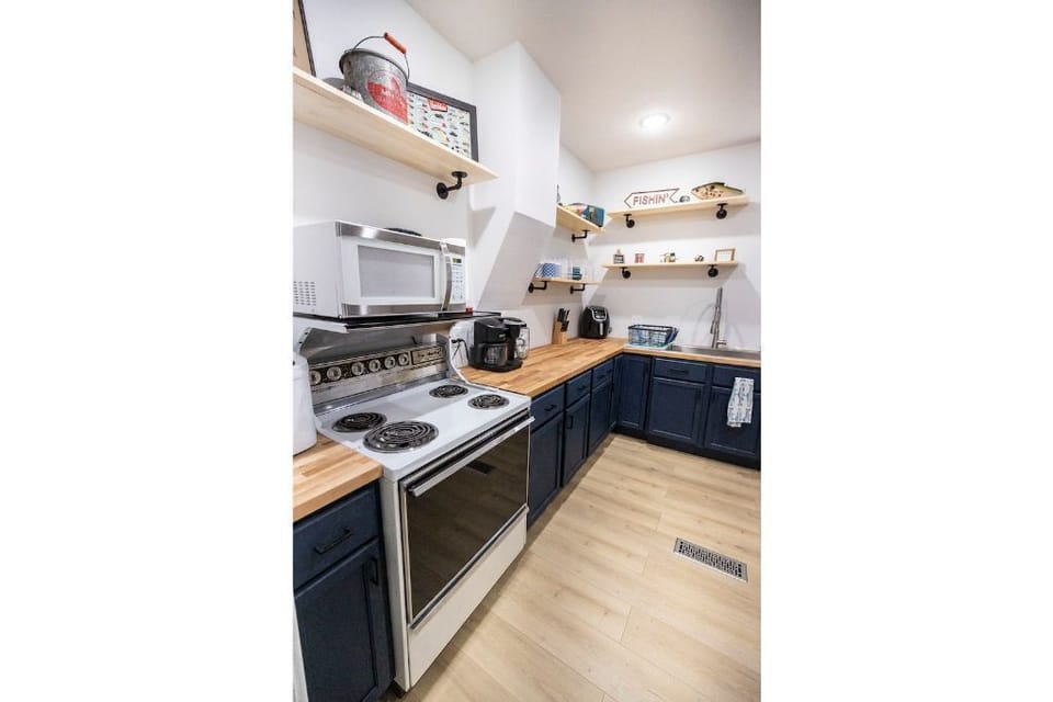 Large kitchen with all the amenities and supplies as home!