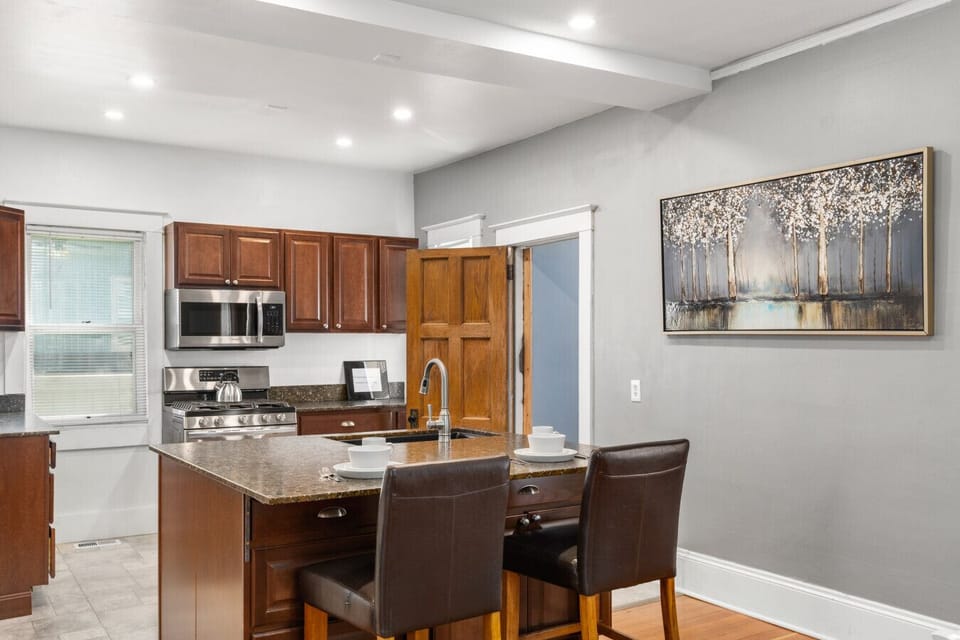 Newly renovated kitchen