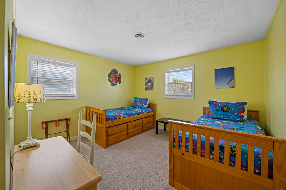 The kiddos will jump for joy to have a place of their own at the beach!