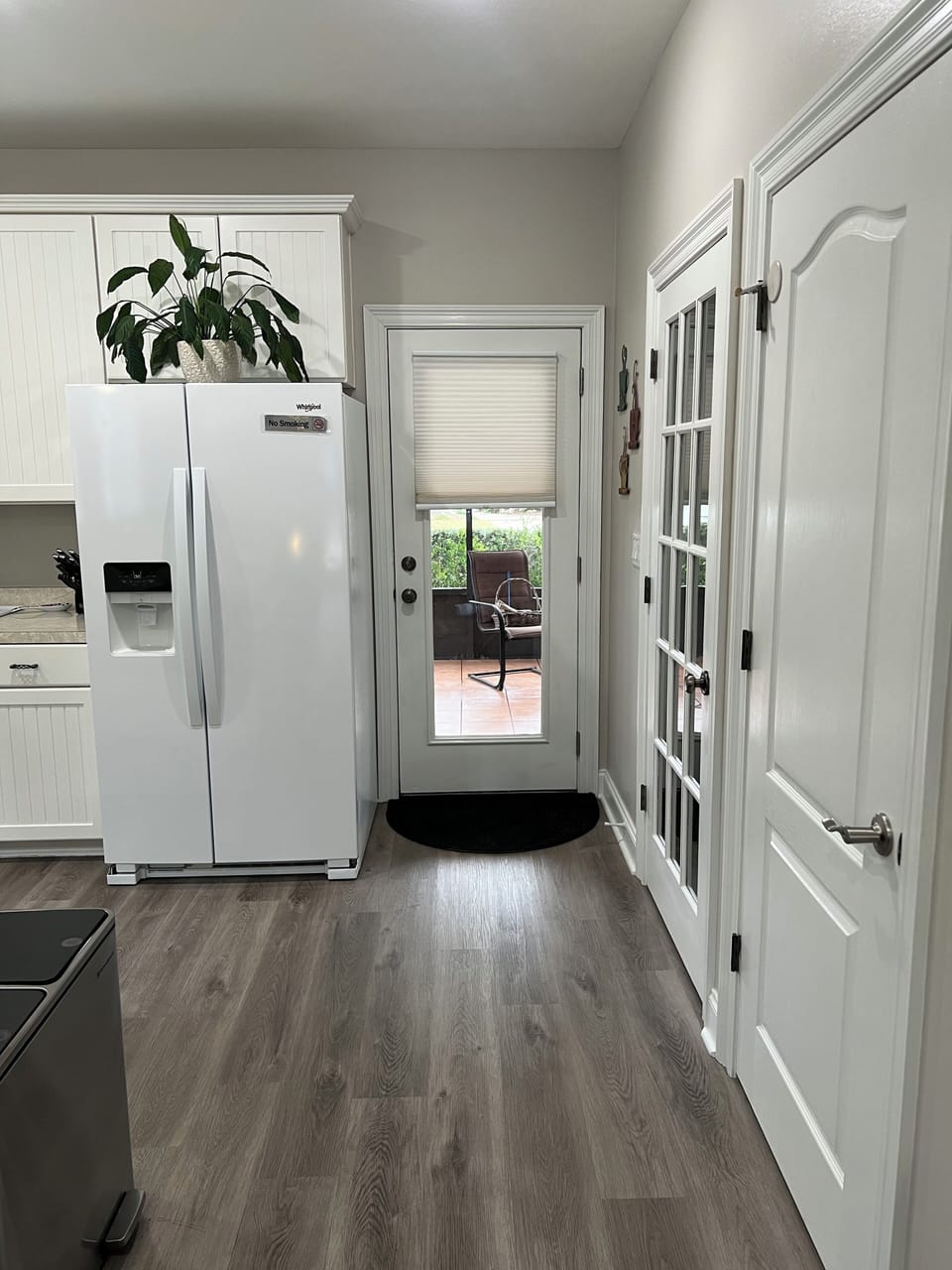 Kitchen to screened porch