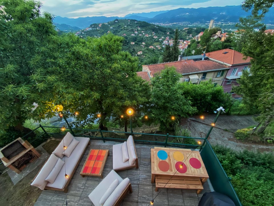 View from private terrace - Arcola historical/medieval village & private patio 