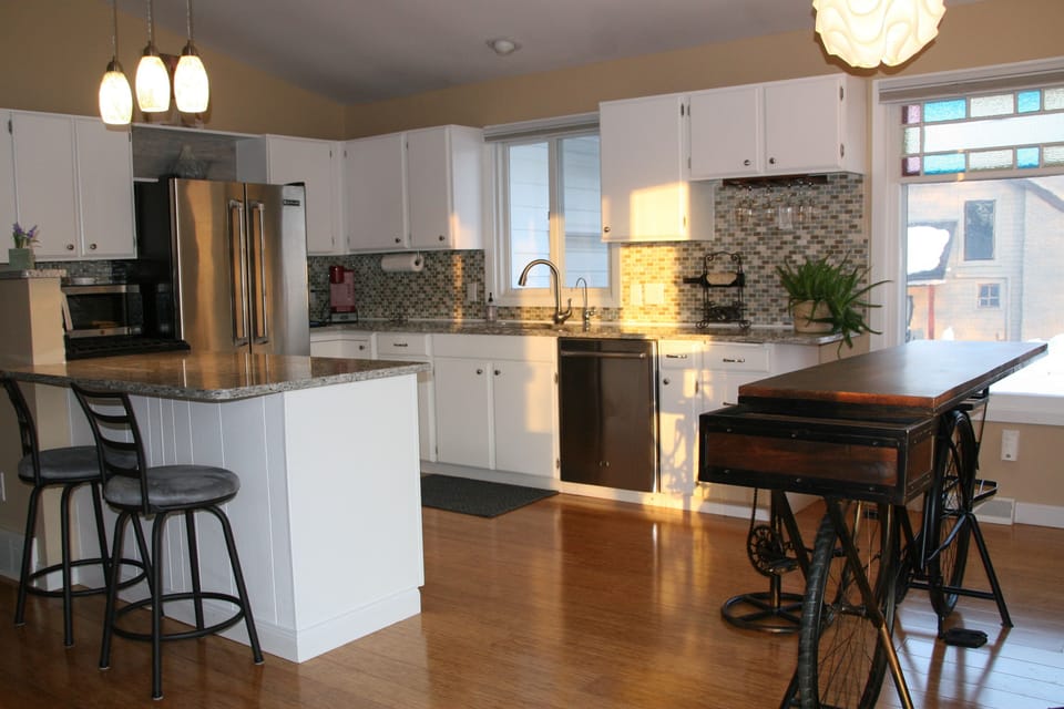 Open concept kitchen
