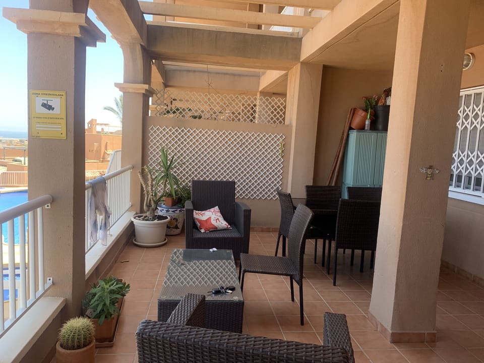 Large Balcony of apartment 