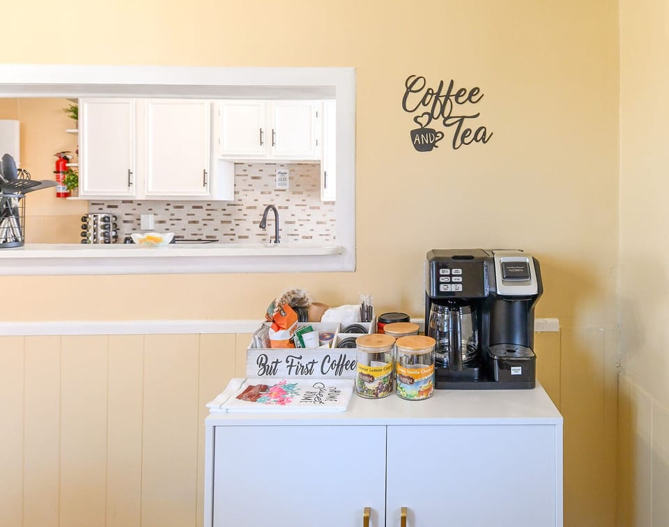 Coffee Station in Dining Room