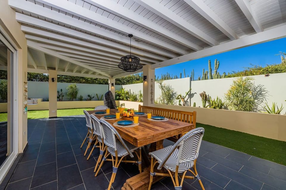 Swim with your family and friends and take in the scenery. This private pool with a hammock by the pool is a dreamy setting for everyone to enjoy.