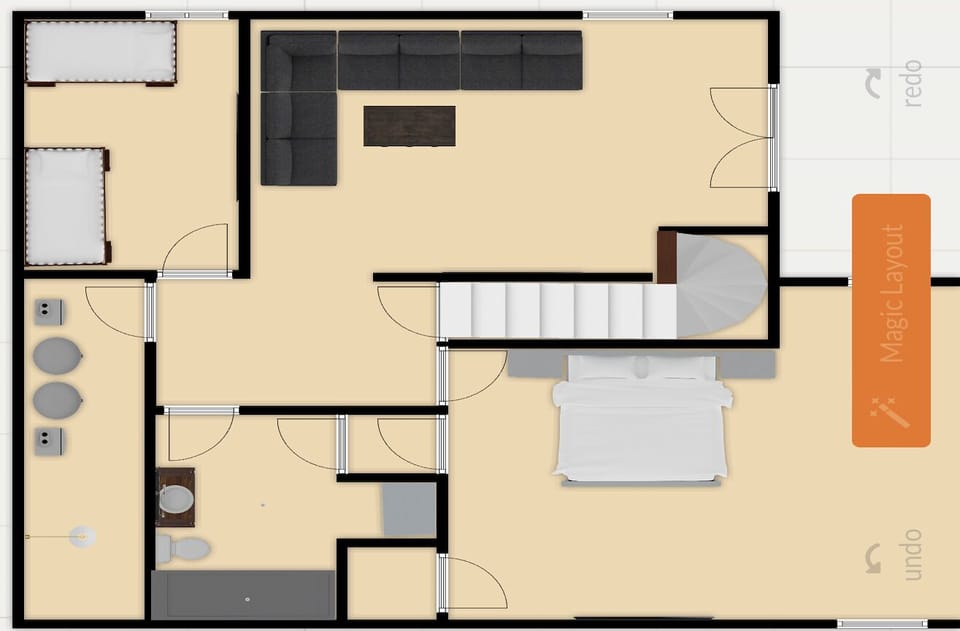 Terrace level floor plan