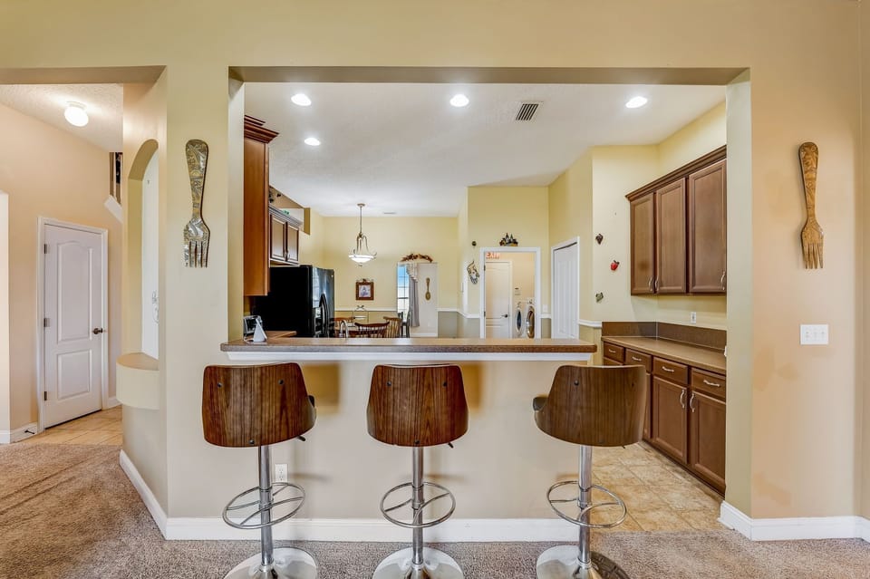 bar/ kitchen view
