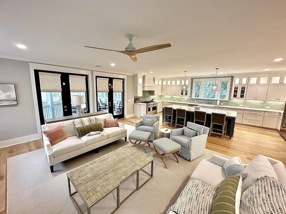 Open Concept Family Room and Kitchen