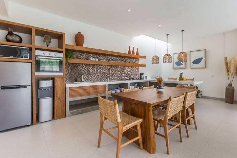 Dining and kitchen