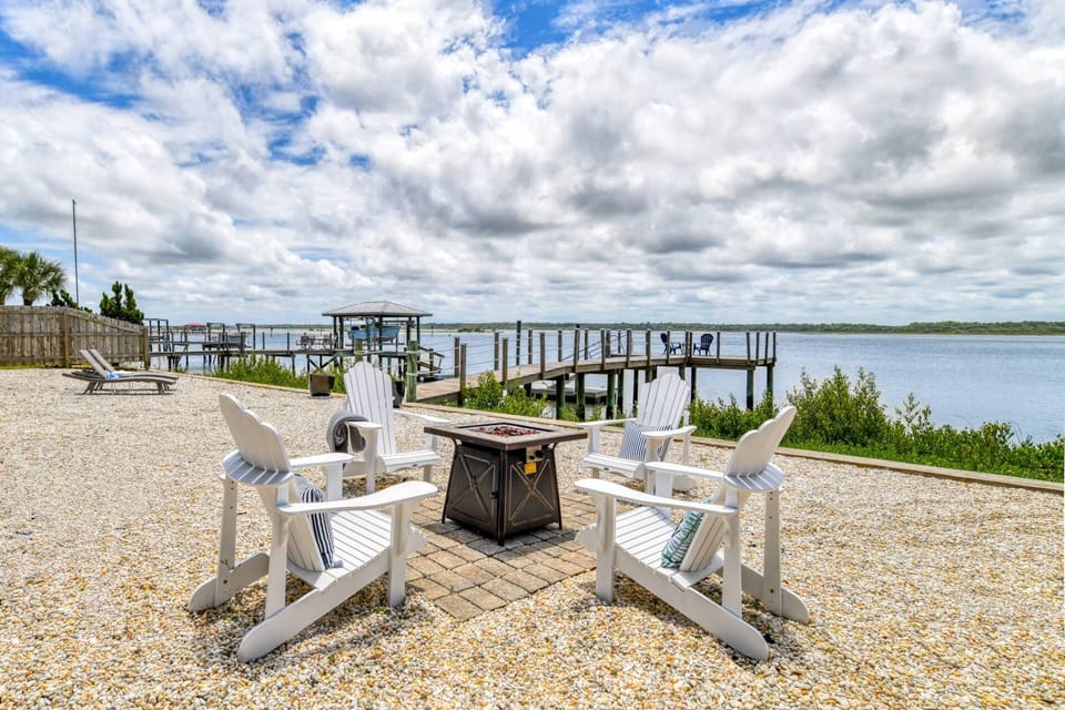Gather around the fire pit to keep the fun going into the evening hours.