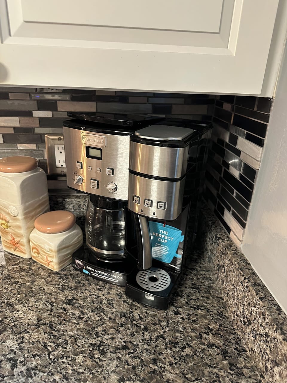 Upgraded coffee stations with drip coffee and keurig