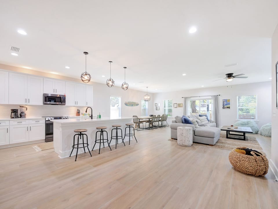 open floor plan