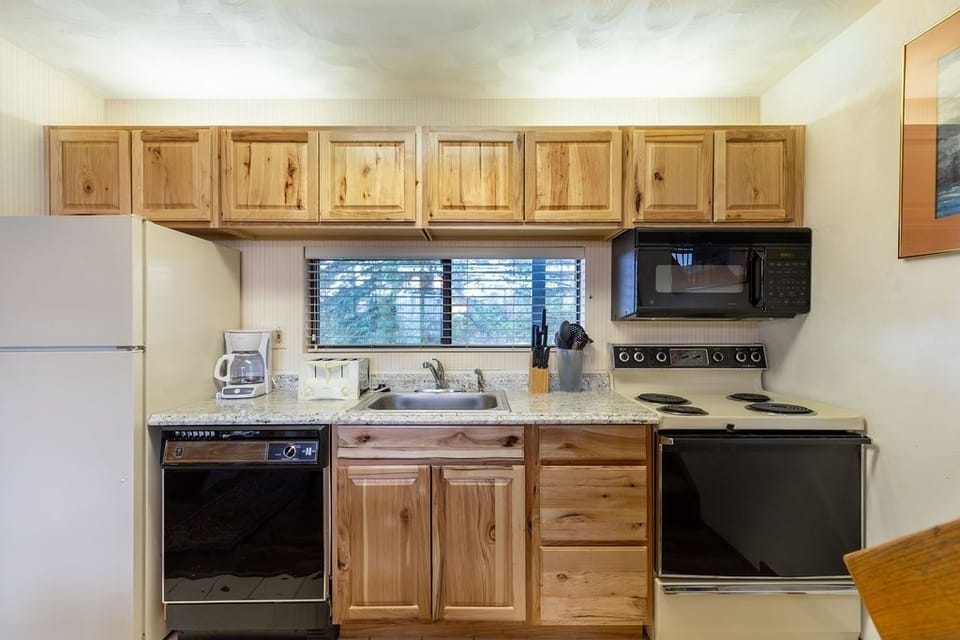Indoors, Kitchen, Microwave, Oven, Refrigerator